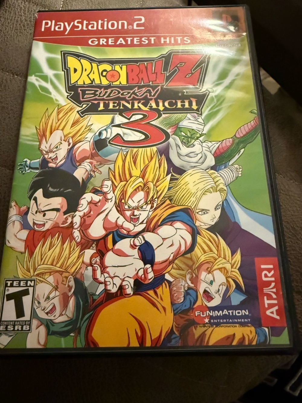 Sony PlayStation 2 Dragon Ball Z Budokai Tenkaichi 3 - Green Cover Art
